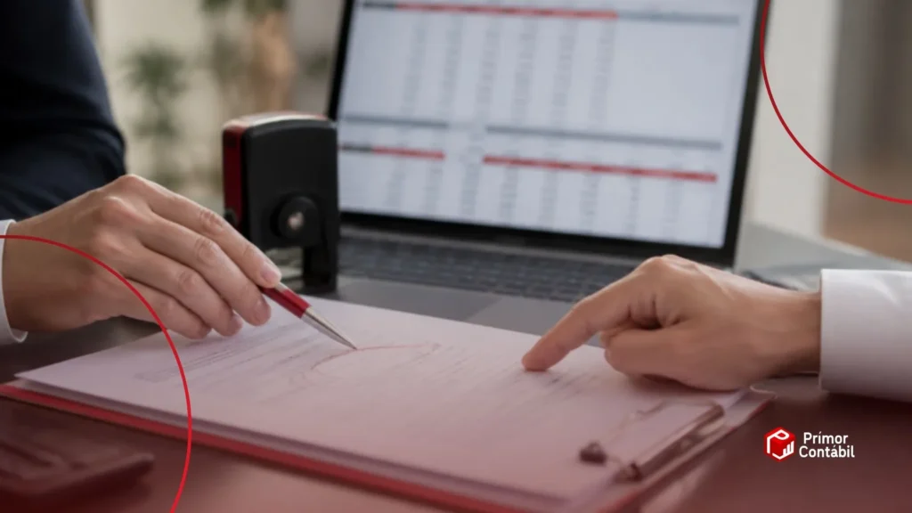 Pessoa organizando documentos para abrir empresa e vender conteúdo por assinatura com privacidade